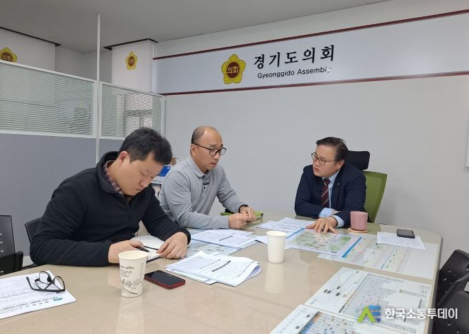 김정영 위원장, 도봉산~옥정 광역철도 건설공사 주요 현안 보고회