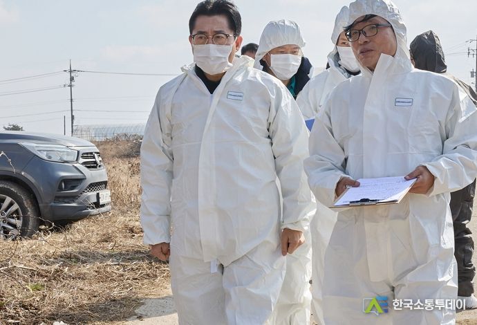 박경귀 아산시장, 아산 둔포 AI 발생... 긴급 현장점검